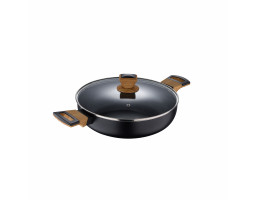Сотейник з кришкою Bergner Earth black, 28 см (BG-32038-BK)
