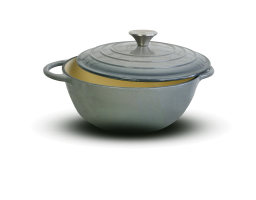 Каструля з кришкою Bergner Unique, 3 л (BG-34203-GY)