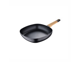 Сковорода-гриль Bergner Earth black, 28 см (BG-34625-BK)
