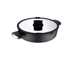Сотейник з кришкою Bergner Ion, 3,37 л (BG-35803-BK)