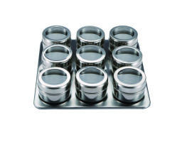 Набір ємностей для спецій MasterPro Foodies collection, 10 предметів (BGMP-6101-6)
