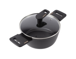 Каструля з кришкою Bergner Copper, 20 см (BG-30293-BK)