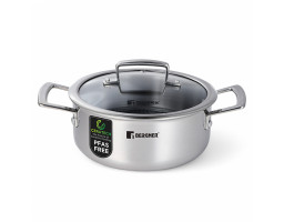 Каструля з кришкою Bergner Steelblue, 20 см (BG-33221-BL)