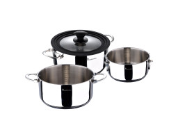 Набір каструль з універсальною кришкою MasterPro Foodies collection, 4 предмета (BGMP-2160)