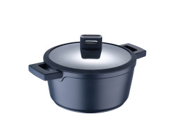Каструля з кришкою MasterPro Indigo, 24 см (BGMP-7979)