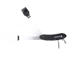 Набір кухонних аксесуарів для барбекю Bergner In black, 5 в 1 (BG-3338)