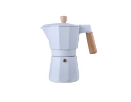 Кавоварка гейзерна Bergner Naturally, 380 мл, 3 чашки (BG-38195-WH)
