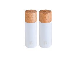 Набір для солі та перцю Bergner Naturally, 2 предмета (BG-48518-WH)