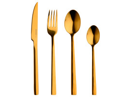Набор столовых приборов Bergner Sofia gold, 24 предмета (BG-45143-GD)